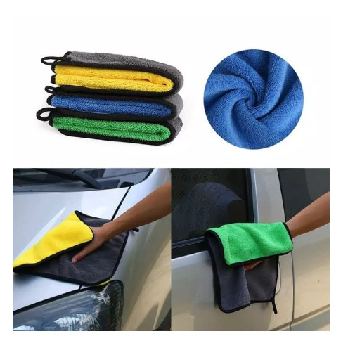 Kain Lap Microfiber Terlembut Daya Serap/Kain Lap Halus Micro fiber Mobil Motor Meja Kaca Handuk Cuci Tangan Dapur