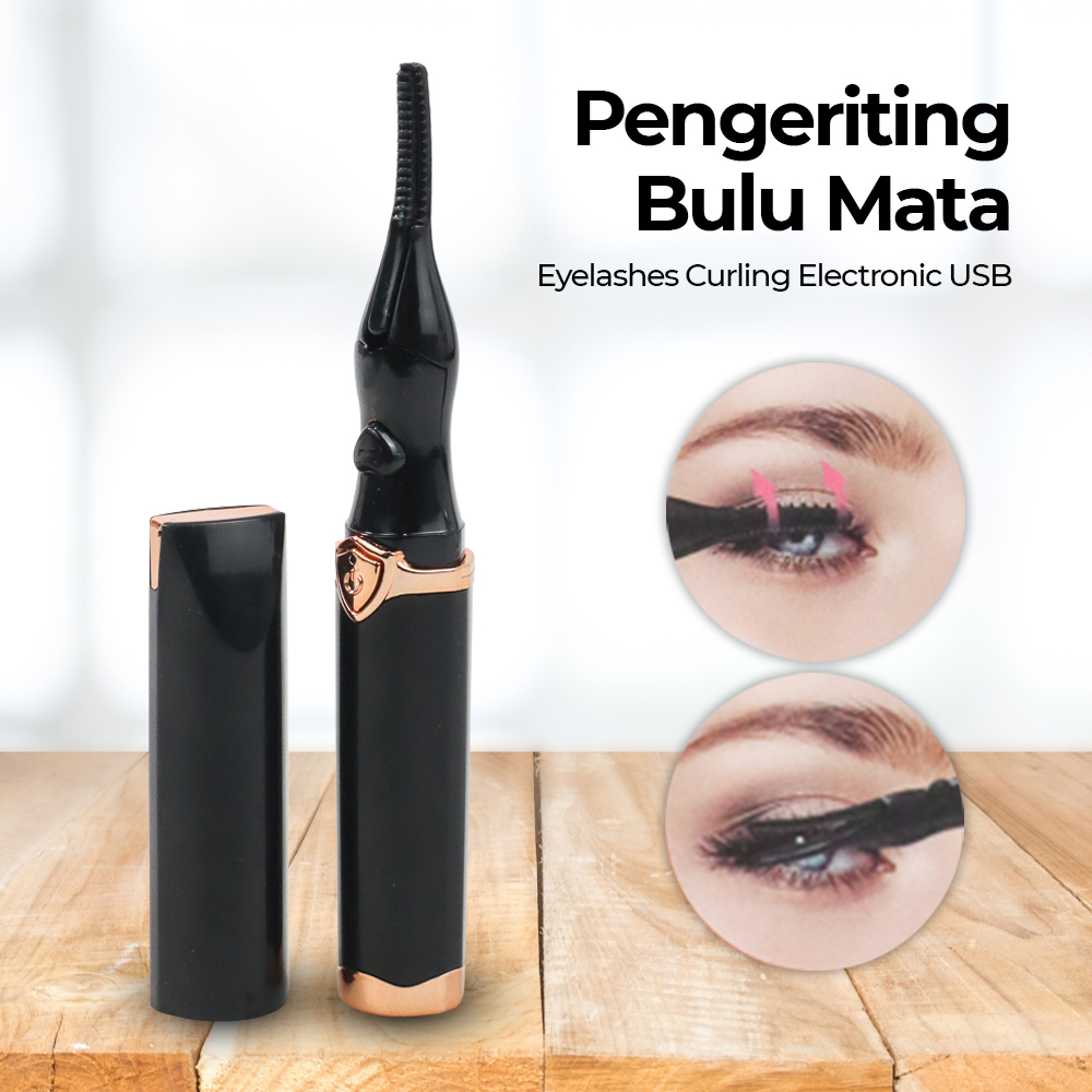 Pengeriting Bulu Mata Eyelashes Curling Electronic USB - HJ-008 - Black