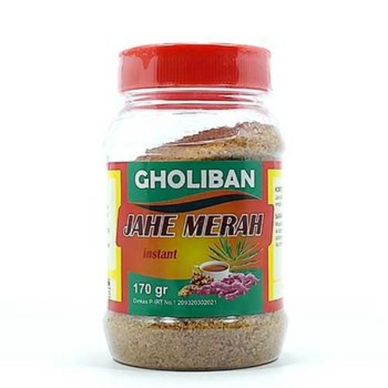 

Jahe Merah Gholiban 170 gr
