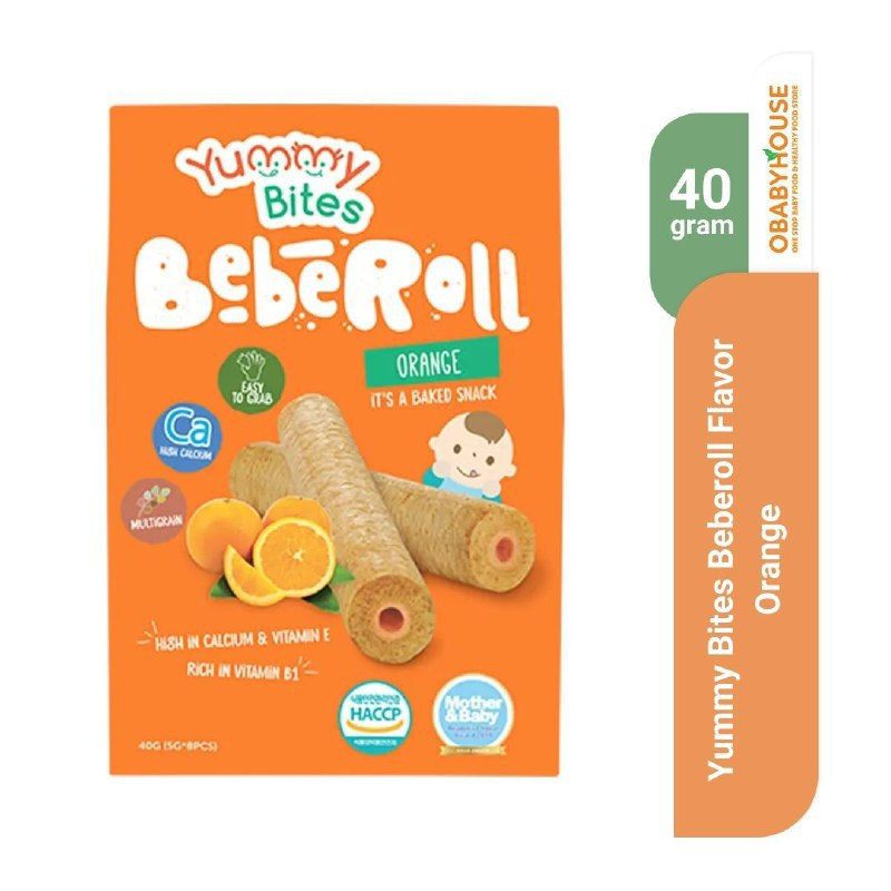 Yummy Bites Beberoll Flavor Orange 40 gr