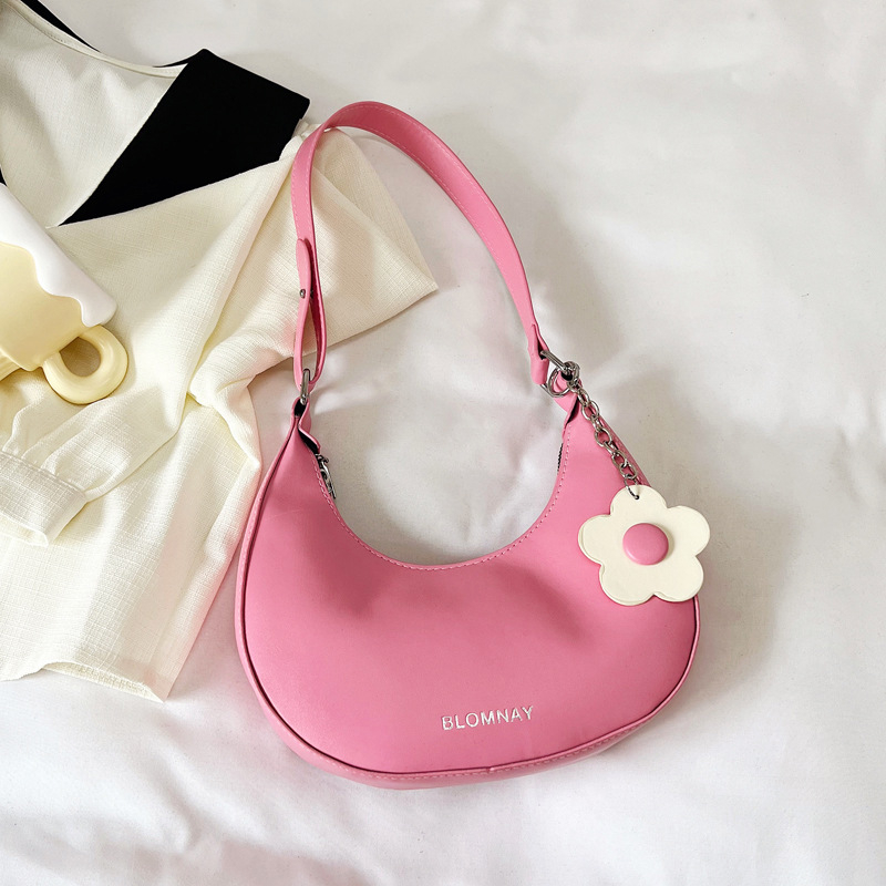 CHERYL Shoulder bag Tas Bahu Wanita Fashion Kondangan Armpit Dumpling Bag Solid Color Simple Style Chikoisme