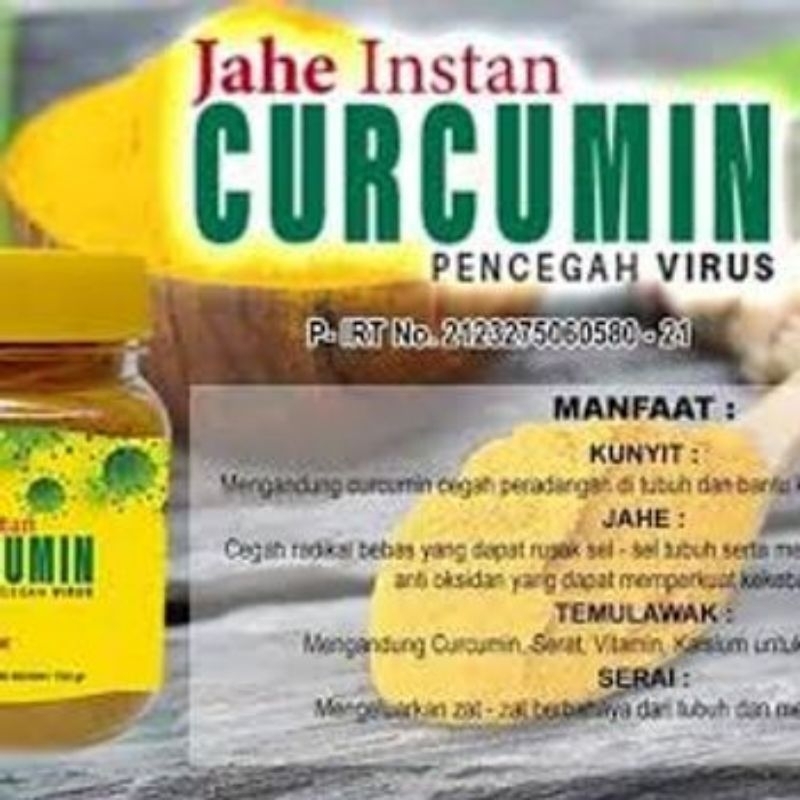 

Jahe Instant Curcumin 150 gr