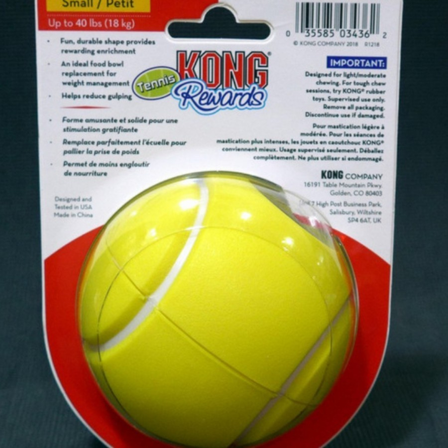 Mainan anjing kong ball PEP33 reward tennis small