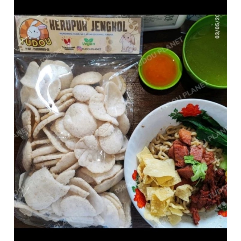 

D'tudou vegan snack, Kerupuk Jengkol