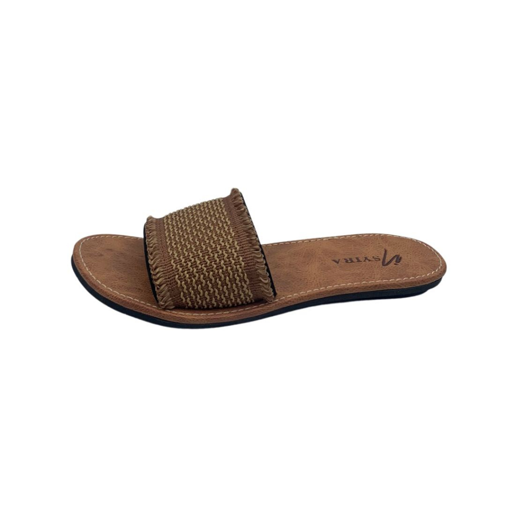 Insyira - Sandal Wanita Turki Nawalia Alas Krem / Sandal Wanita Slop Non Slip