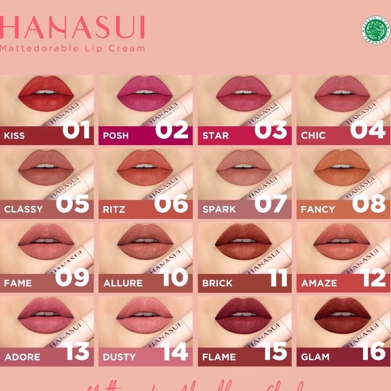 hanasui lip cream / lipstik hanasui / lip hanasu cream
