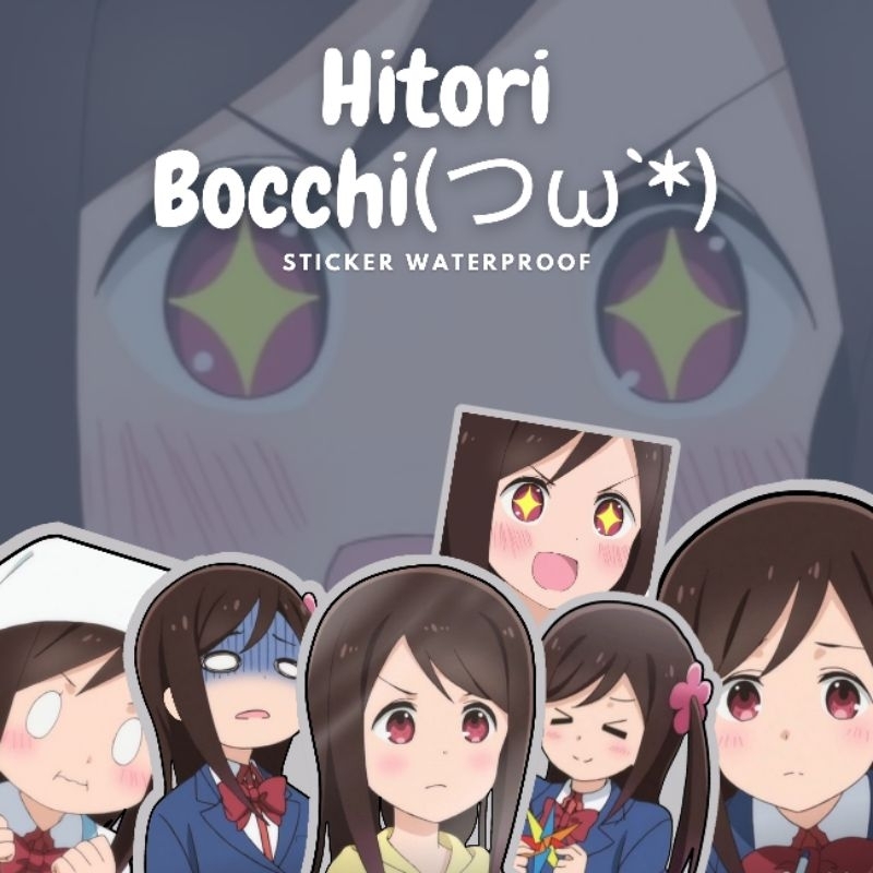 STICKER ANIME HITORI BOCCHI (WATERPROOF)
