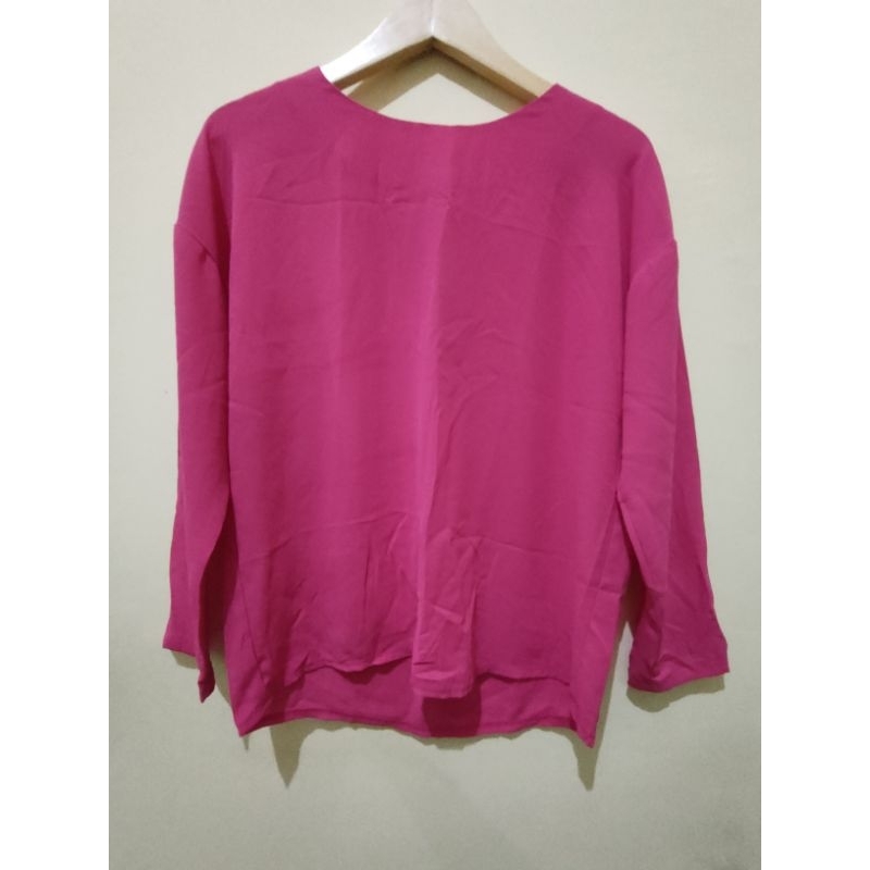 blouse fushia
