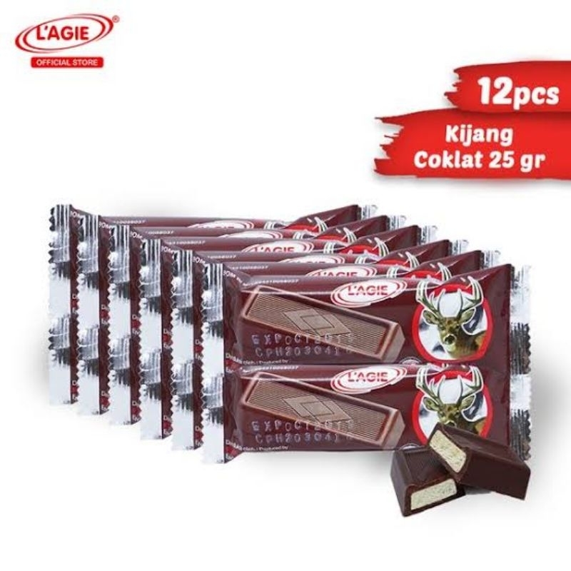 

L'agie Coklat Compound Seri Kijang isi 12 pcs