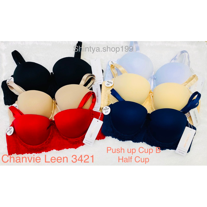 Bh | Bra Push Up setengah cup CHANVIE LEEN 3421 pakai kawat dan busa tebal