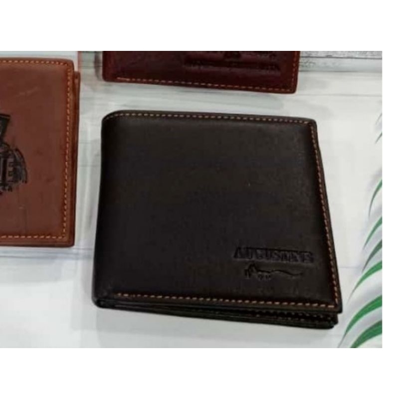Dompet kulit asli pria wanita import Augustine model simpel elegan
