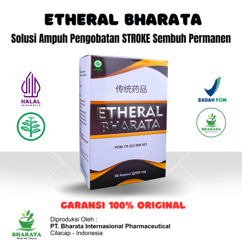 Obat Stroke Herbal - Etheral Bharata - Obat Struk Darah Tinggi Paling Ampuh
