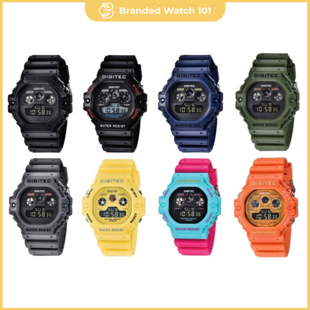 DIGITEC DG 5090 DG-5090 DG 3090 Watch Jam Tangan Digitec Original