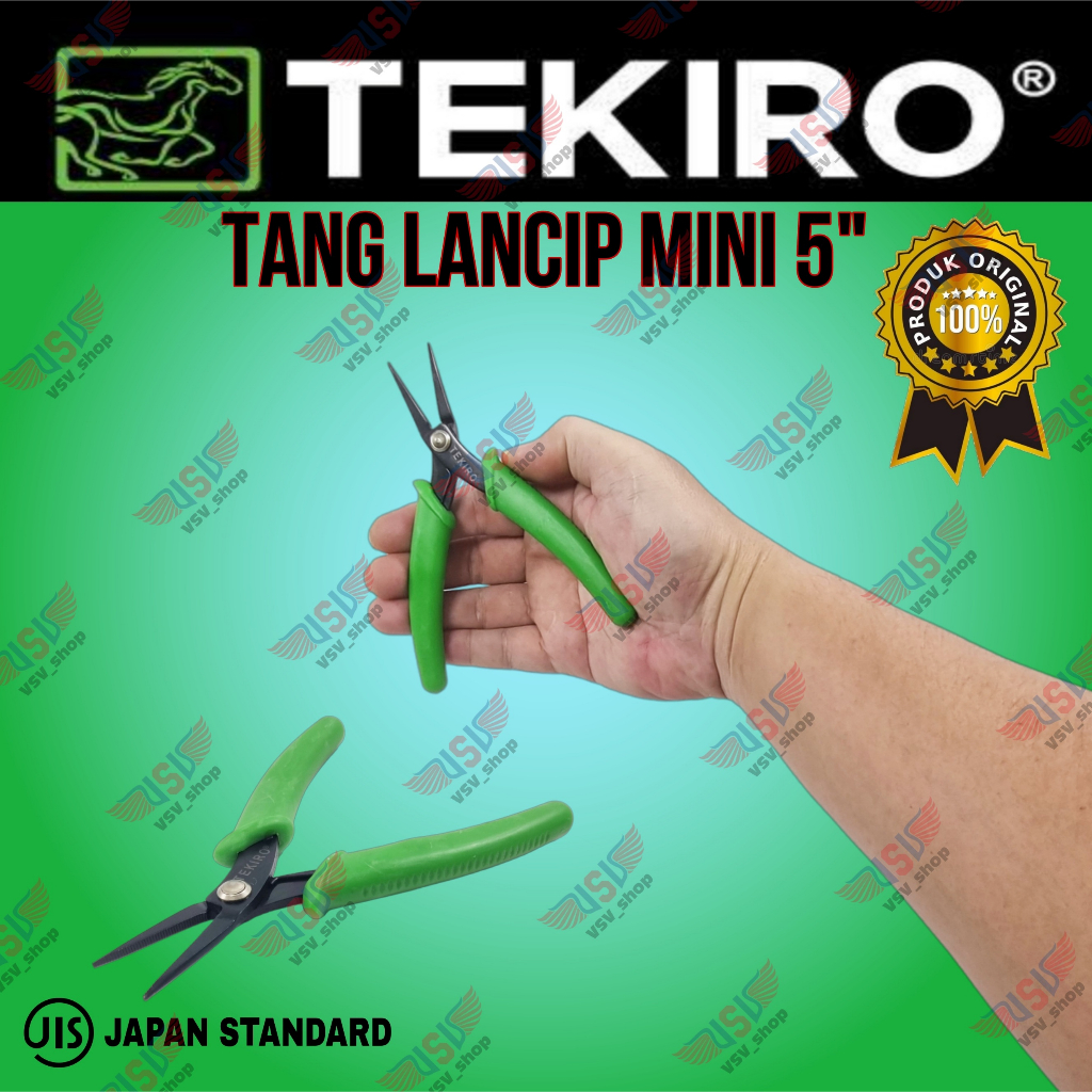 TEKIRO Tang Lancip Elektronik Mini 5 inchi Electronic Long nose Plier 5&quot;