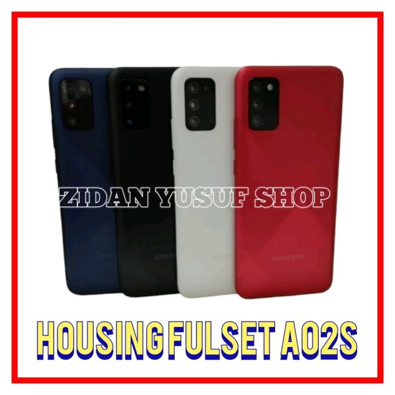 FRAME+BEZZEL+BACKDOOR SAMSUNG A02S A025F KESING CASING HOUSING FULLSET ORIGINAL