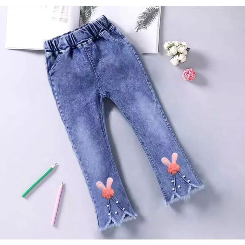 CELANA JEAN ANAK IMPORT PEREMPUAN 1-10 TAHUN /JEAN PANJANG