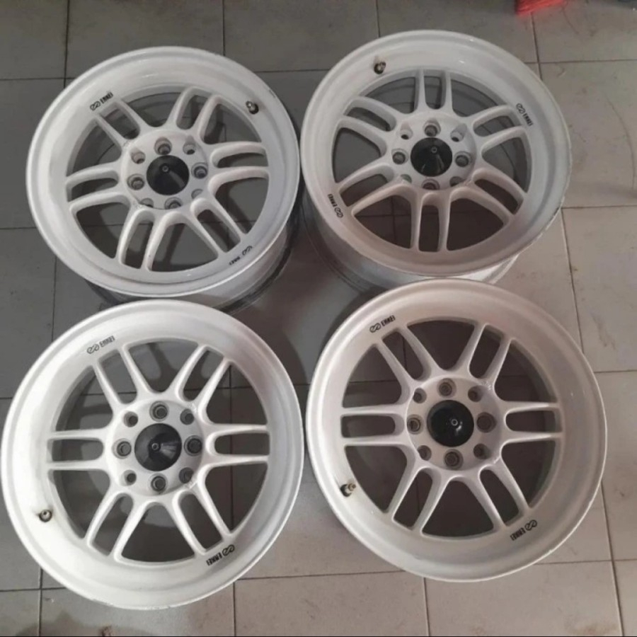 VELG BEKAS RPF 1 R15X6,5 LUBANG 4 PCD 4X100/4X114 ET35
