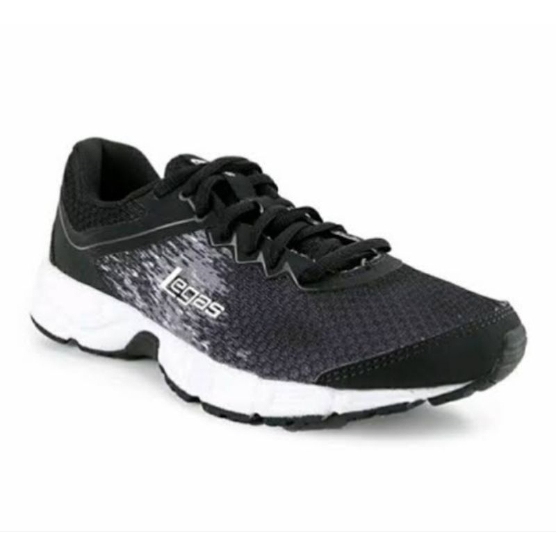 Sepatu League Legas Hitam Terano La U Running Shoes Unisex Pria Wanita Original