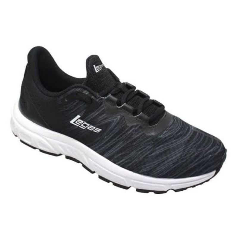 Sepatu League Legas Hitam Galaxy La U Running Shoes Unisex Pria Wanita Original