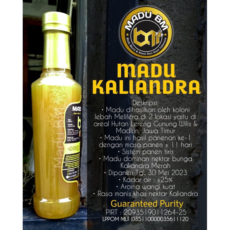 

Madu BM-MADU KALIANDRA kemasan 1000 gram / 1 kg