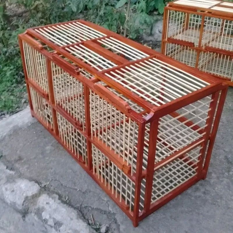 DONGDANG MERPATI 6 PINTU RUJI BAMBU BAHAN JATi RUJI FIBER