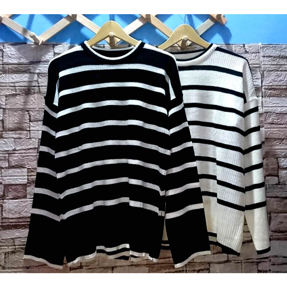 Haru Blaster Knit Sweater LD 110 P 65 Bahan Dingin Tidak Panas