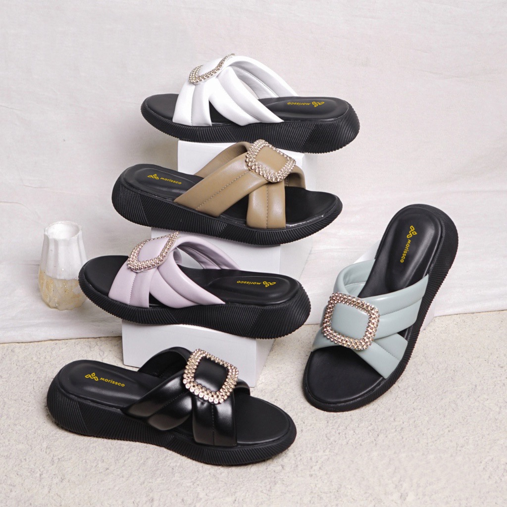 Sandal Wanita Wedges Ring Silang BJ 10