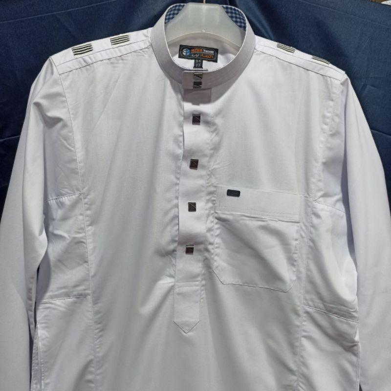 GAMIS PUTIH IKTIFA MODEL KEKINIAN || DEWASA & REMAJA