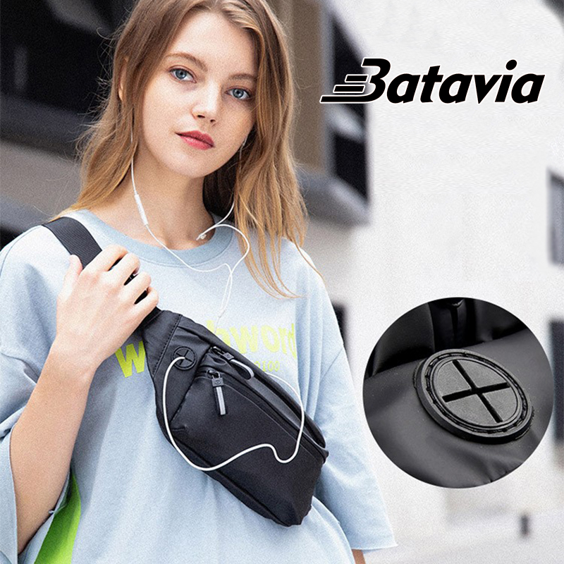 Batavia Tas Selempang Waterproof Tas Slempang Pria Wanita Waist Bag Crossbody Premium Outdoor BAG109