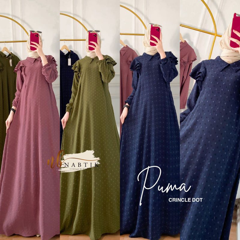 Puma  + giska #3gamis ori nabtik murah ready
