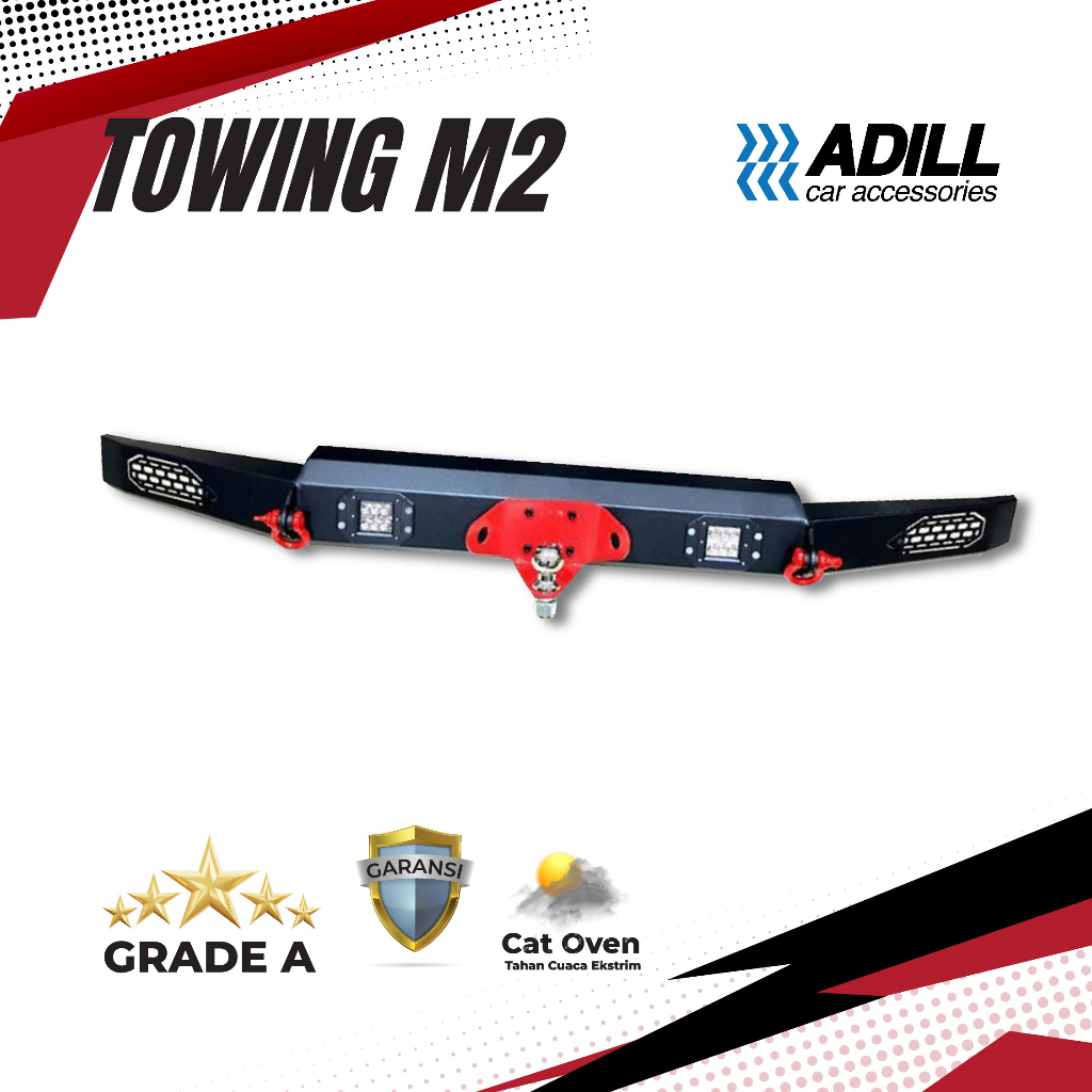Towing Bar Belakang M2 Fortuner Pajero, Innova, Avanza, Xenia, Rush, Terios