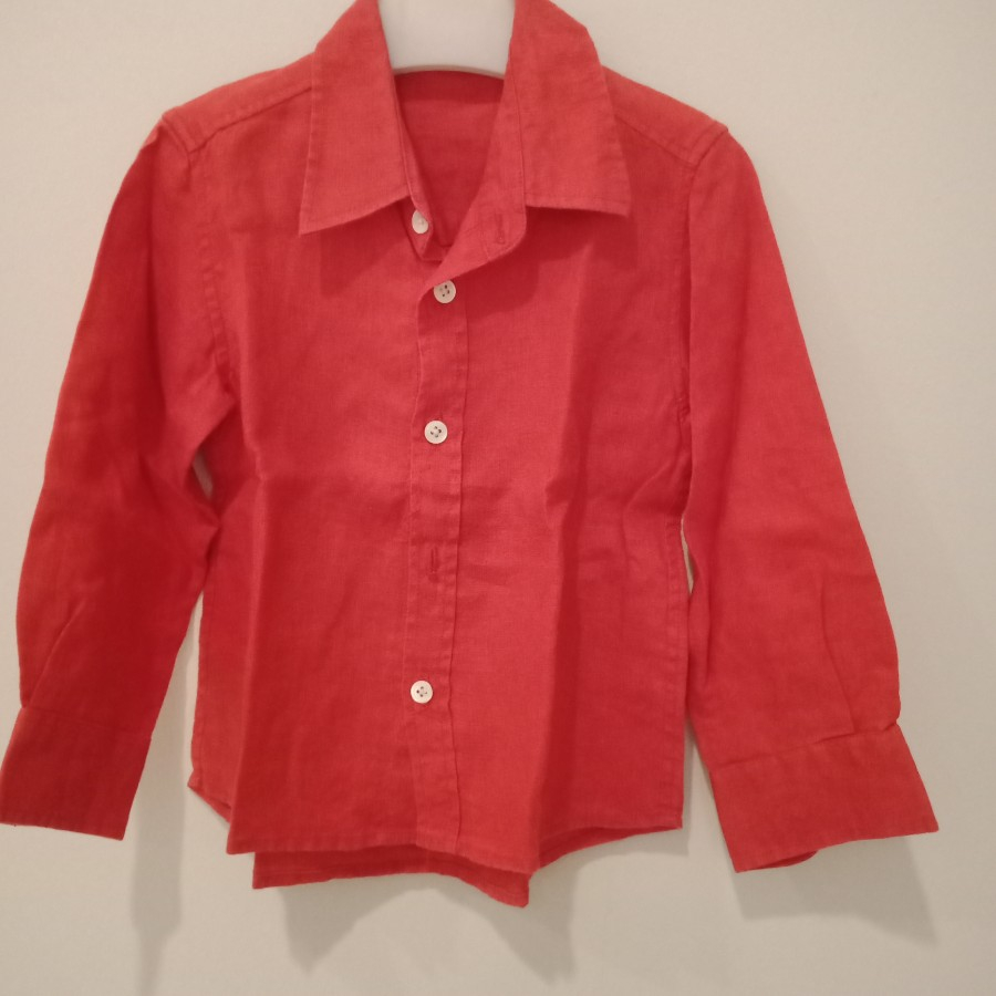 Preloved Kemeja anak laki longsleeve Les Petits 3years