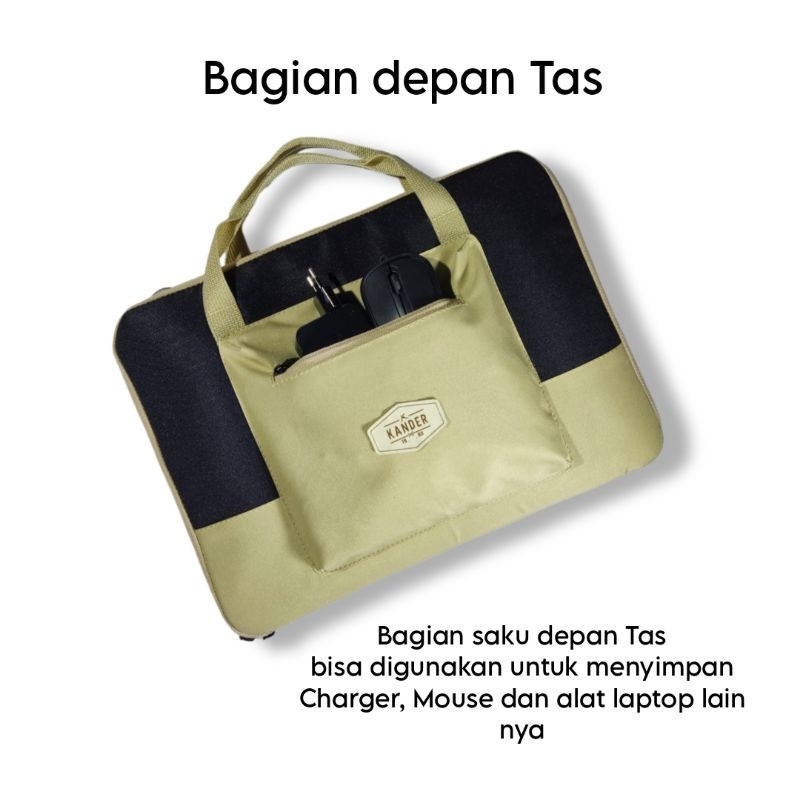 Tas Laptop Selempang Pria Case 14 Inch Original Kander