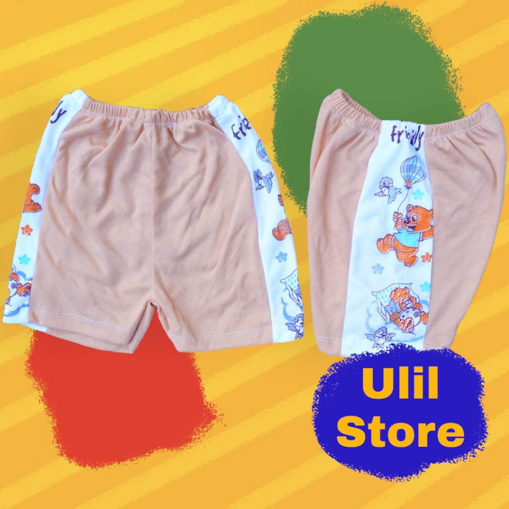 Isi 1 Lusin Celana Pendek Bayi Baru Lahir Baby Newborn