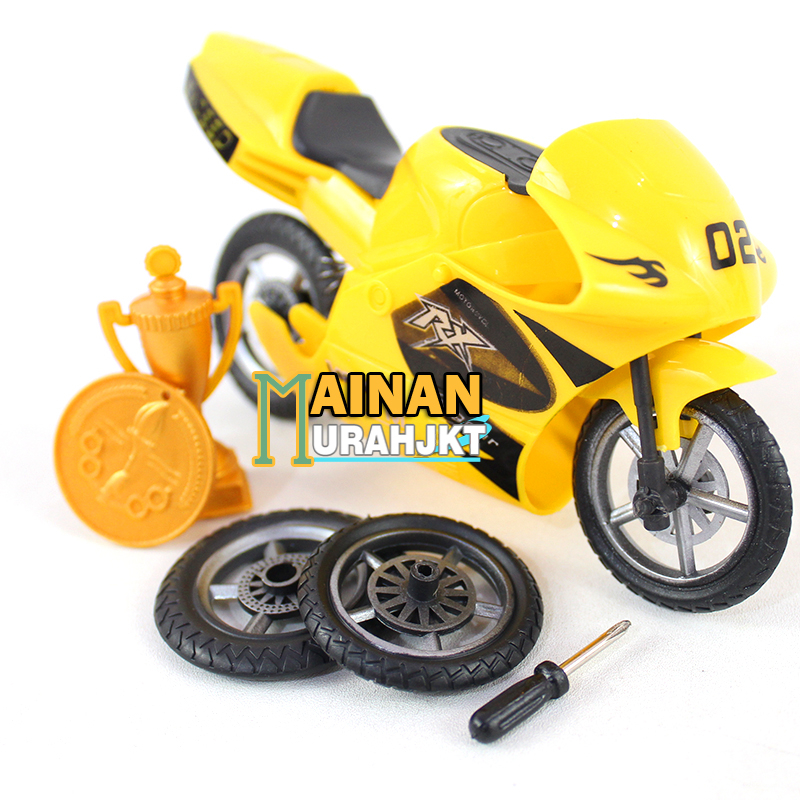 MAINANKEI MAINAN ANAK MURAH MOTOR BALAP PIALA MENDALI ST2177 MAINAN ANAK MOTOR RACING SUPER POWER