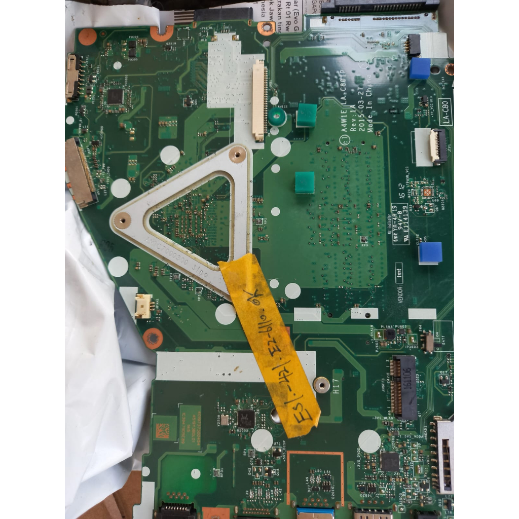 Mobo Rusak A4w1E LA-C801P