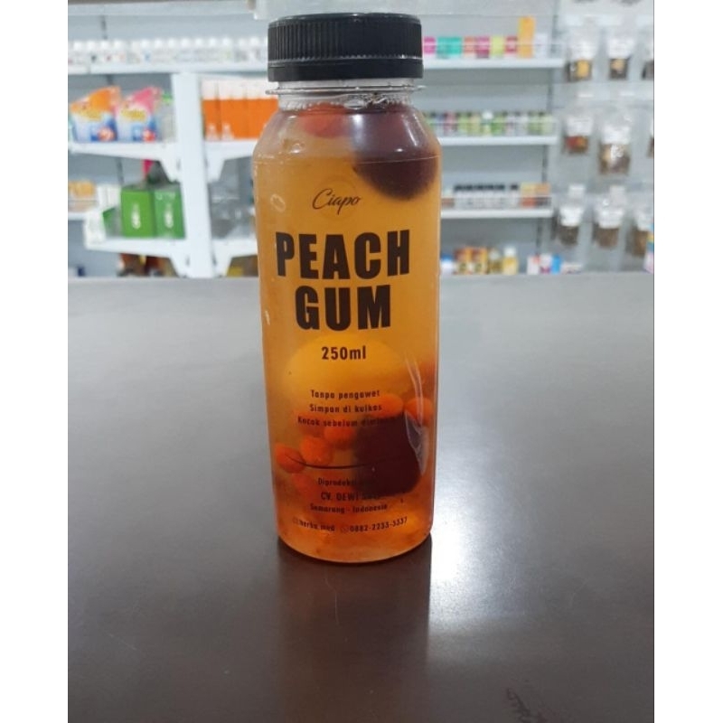 

Hm Minuman Peach Gum 250ml utk kesehatan kulit