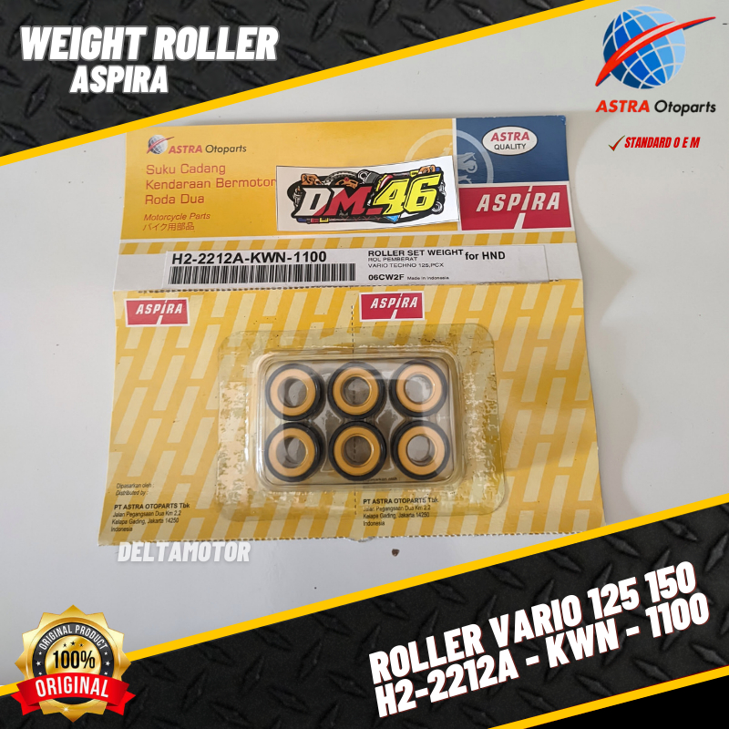 Roller 18 Gram Vario 125 Fi  Esp Techno Vario 150 160 PCX 150 160 Adv 150 Aspira