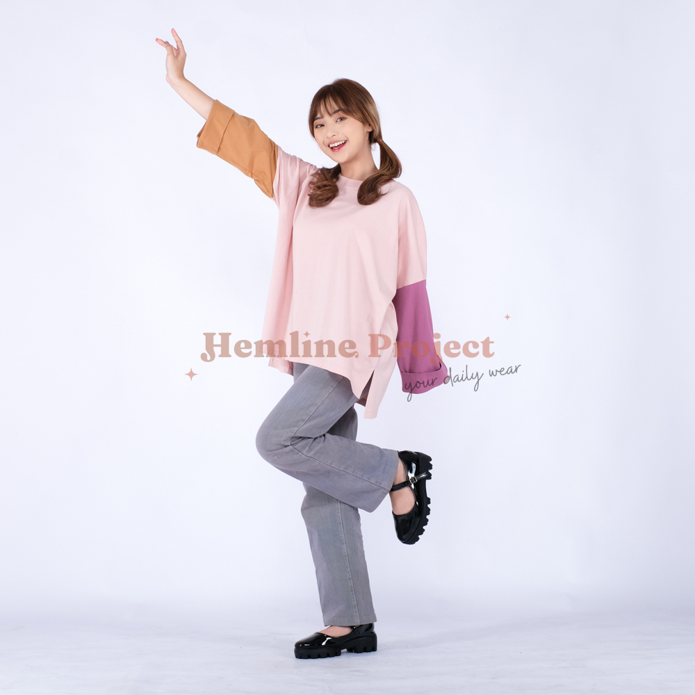 Hayla Oversized Color Block by Hemline Project