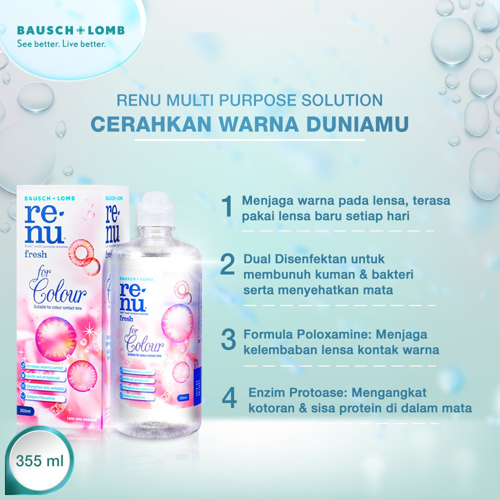 CAIRAN SOFTLENS RENU FRESH 355 ML DAN CAIRAN BAUSCH &amp; LOMB LAINNYA