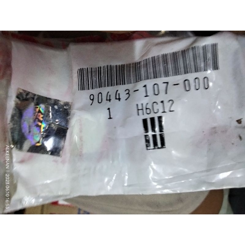 90443 107 000 mur tutup topi cylinder  head GL Megapro Tiger original asli ori Astra JAPAN