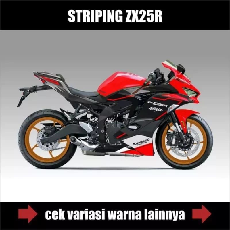 Striping Stiker Zx25R/Stiker Decal Variasi Motor Ninja Zx25R