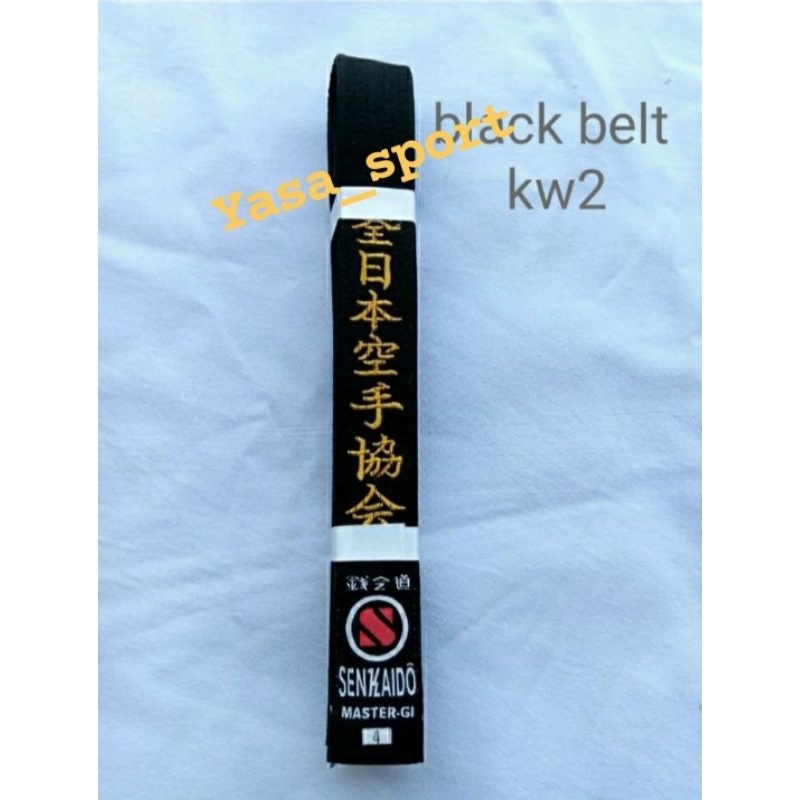 Sabuk Hitam Karate Senkaido Master Gi // Sabuk Hitam Karate Senkaido Kw2 // Black Belt Karate Senkai
