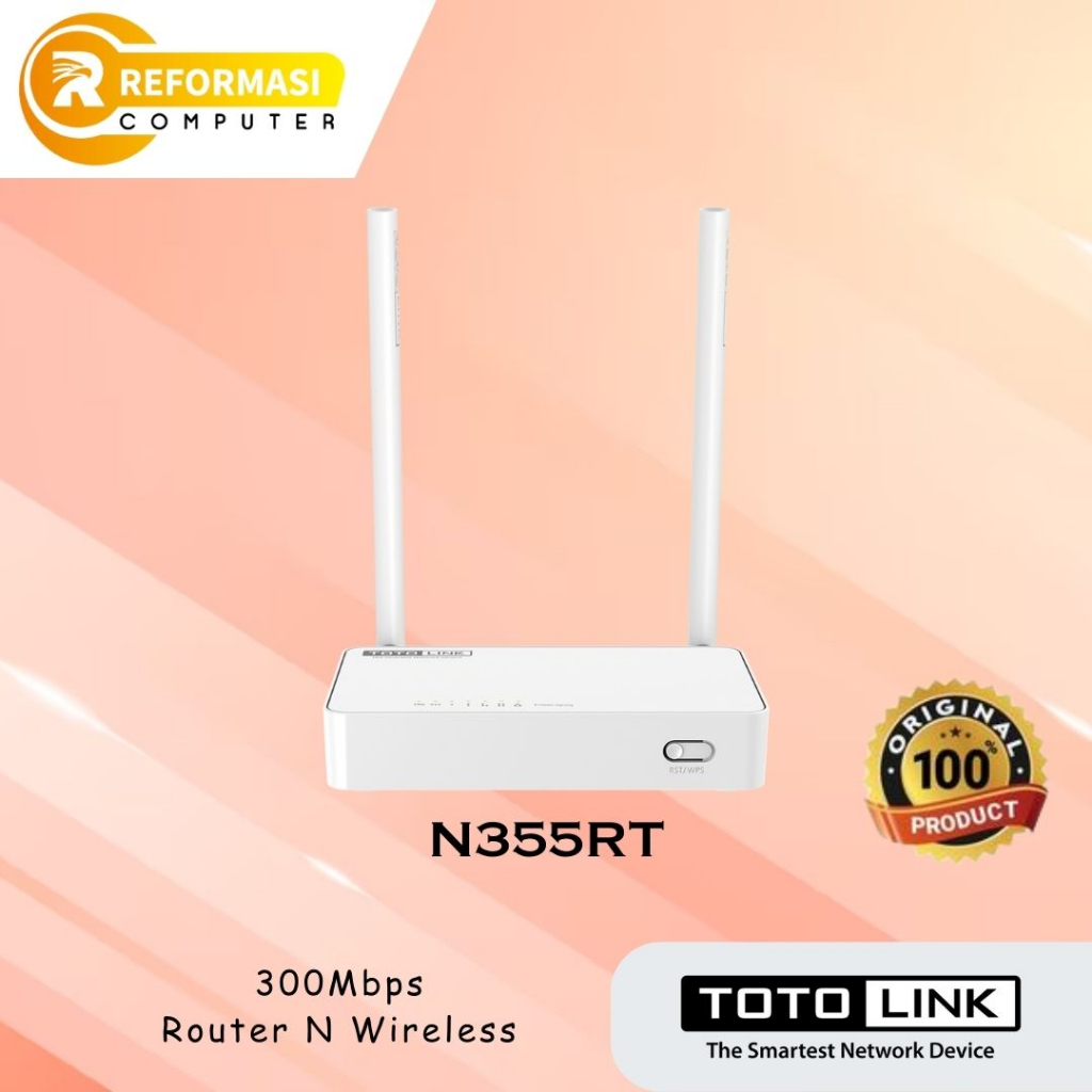 TOTOLINK N355RT - Router Wireless N 300Mbps