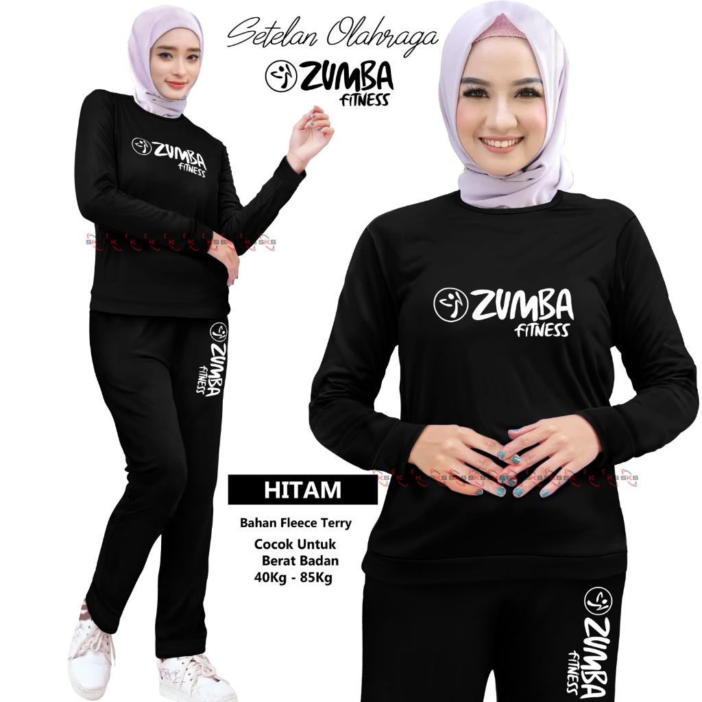 Setelan Olahraga Wanita ZUMBA Aerobic Senam Joging Sepeda Trening Wanita Joging Training Suit Sportswear