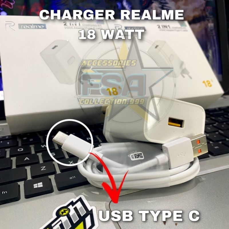 1Set Original TC/Charger Realme C17 C25 C25S C35 6i 7i 8i 8 5G Narzo 20 30 50A Prime 5G 18W Type C Fast Charging