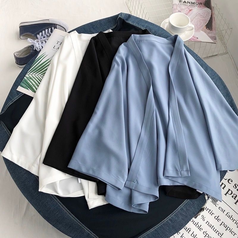 -KV AULIA- OUTER KIMONO POLOS JELLY OUTER OUTER KIMONO WANITA