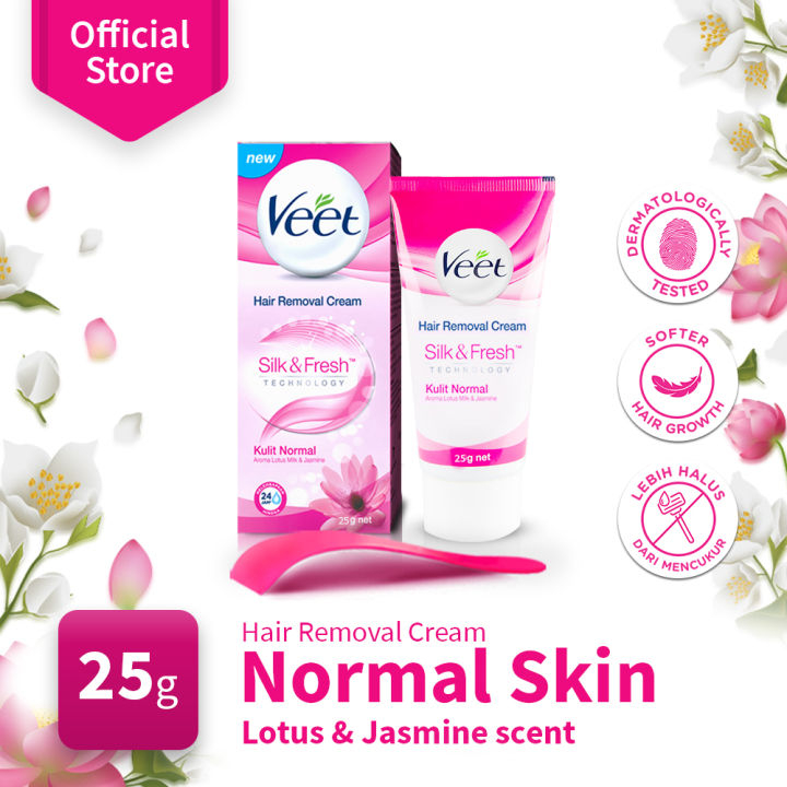 Veet Lotus Milk Dan Jasmine Cream Menghilangkan Bulu