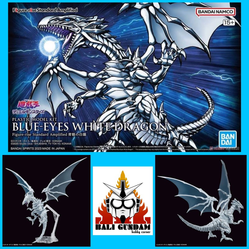 FIGURE RISE AMPLIFIED Yu Gi Oh BLUE EYES WHITE DRAGON Bali Gundam Hobby Corner Bandai Original