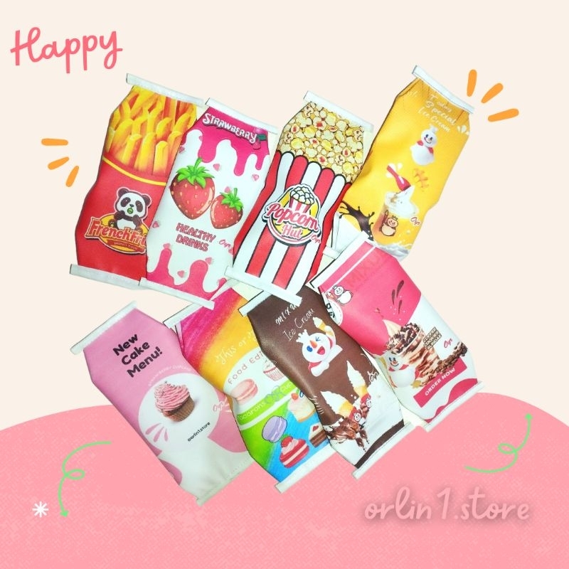 tepak pensil snack kotak pensil mixue murah